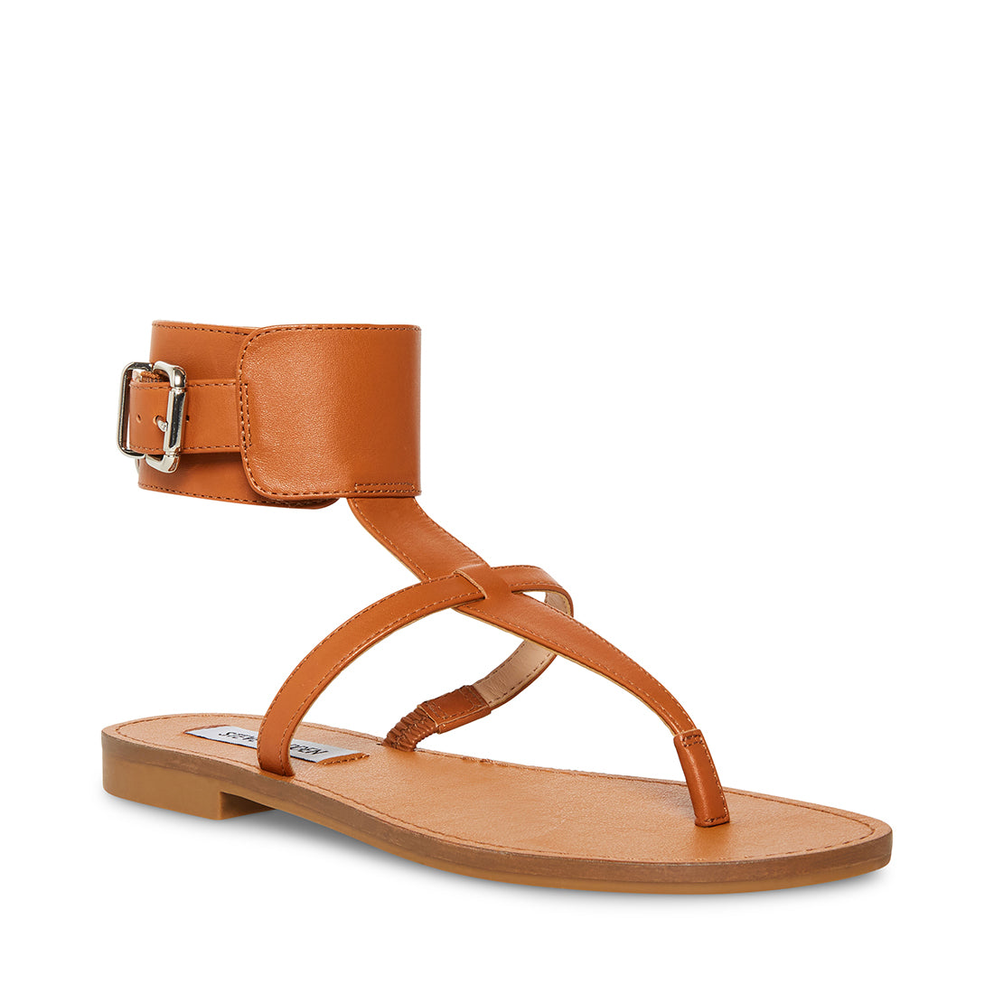 RICO Tan Leather Strappy Thong Sandal | Women's Sandals – Steve Madden