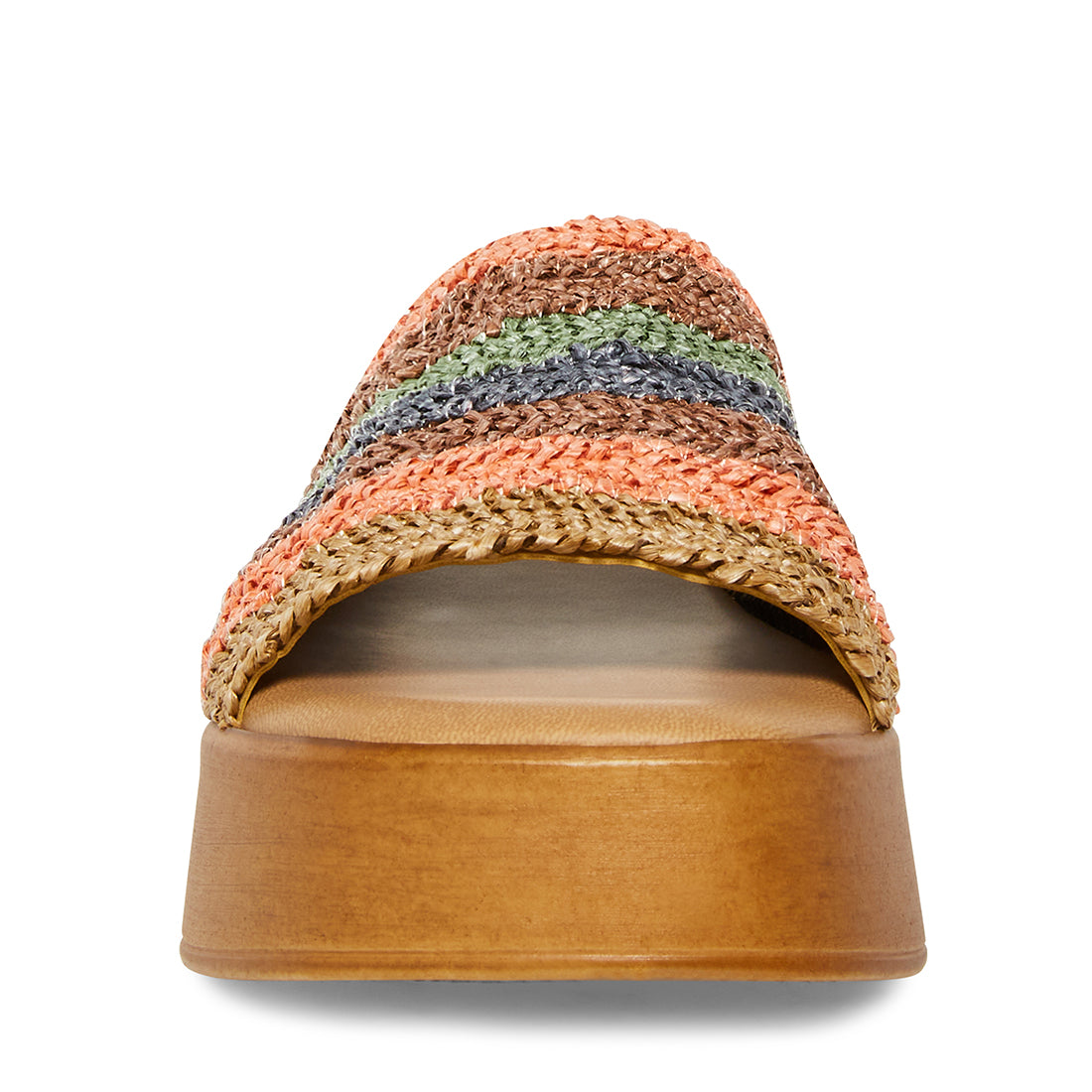 SLINKY30 Natural Multi Platform Sandal Women's Sandals Steve Madden