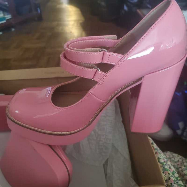 PINK PATENT / 8.5 / 668_Donna_31413
